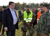 Ministr obrany ve Vyškově