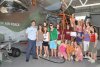 Pupils in front of the L-39 ZA airplane