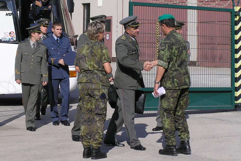 Studenti Vojenské akademie z Bělehradu