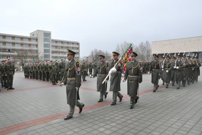 Slavnostní vyřazení kariérových kurzů v posádce Vyškov