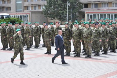 Přehlídka nastoupených jednotek VeV-VA