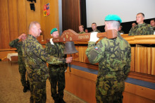 Zvon zakončil základní přípravu nových studentů Univerzity obrany v Brně