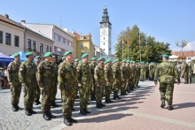 Oslavy vyškovských pohledem příslušníků kurzu základní přípravy