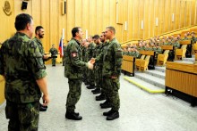 Slavnostní vyřazení poddůstojnického kurzu Slavnostní vyřazení poddůstojnického kurzu