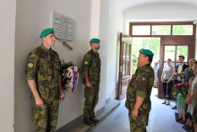 Prapor zabezpečení uctil památku 125. výročí narození plukovníka in memoriam Ladislava Preiningera