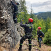 Výcvik členů lezeckých skupin Vojenských hasičských jednotek