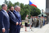 Prapor zabezpečení Vyškov převzal na Vítkově Záslužný kříž I. stupně