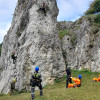 Výcvik členů lezeckých skupin Vojenských hasičských jednotek